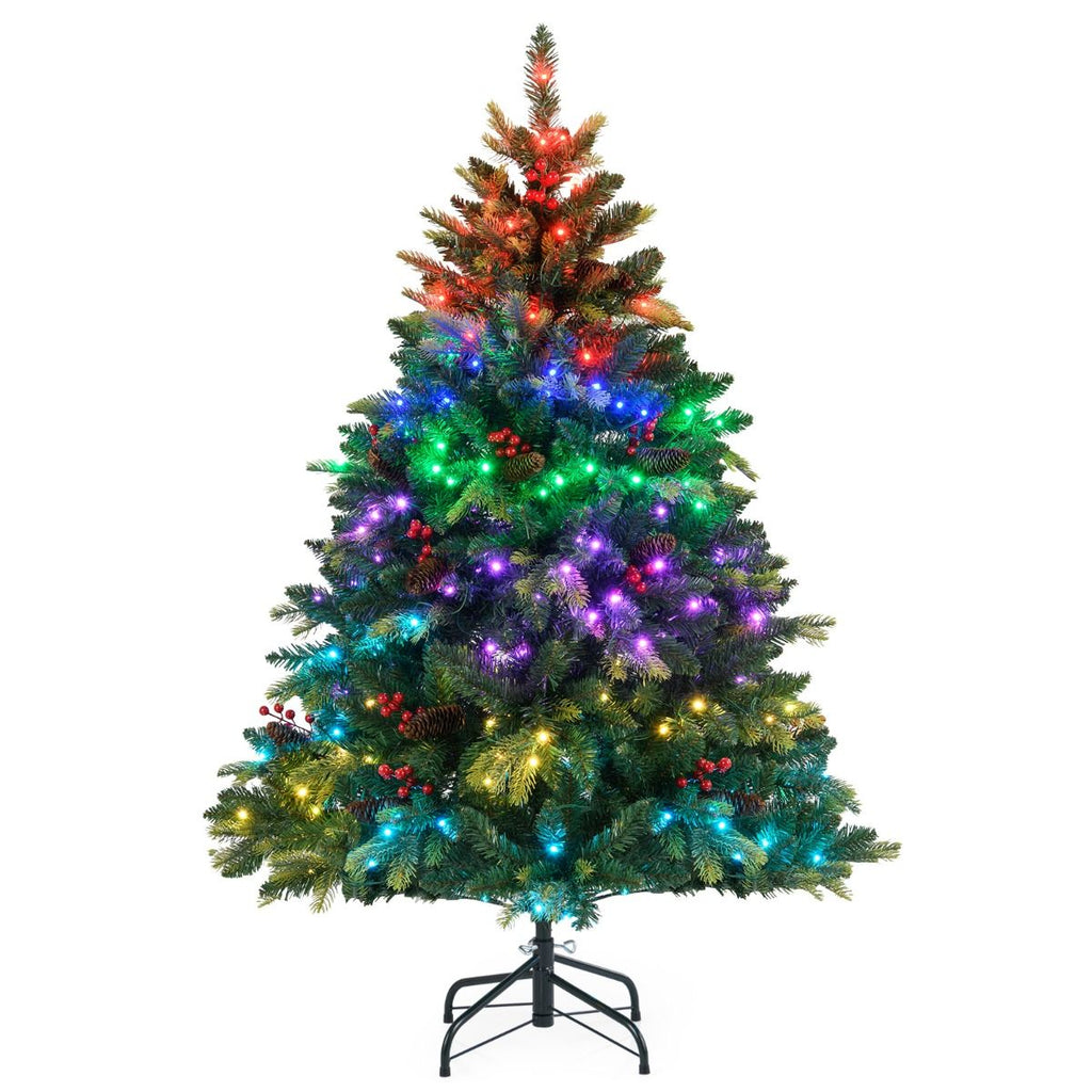 1.50m Árbol de Navidad Artificial iluminado Multicolor