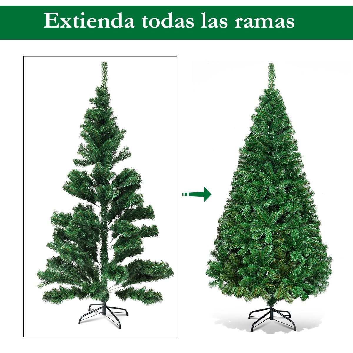 Árbol de Navidad artificial 1.80m